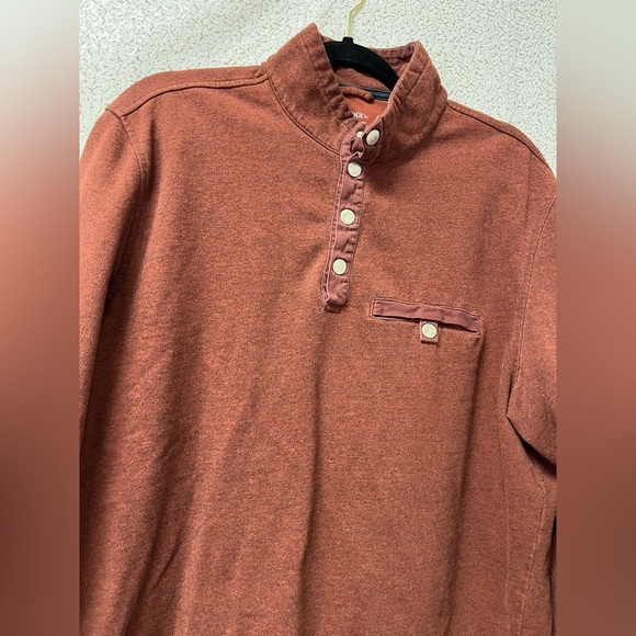 UNTUCKIT MENS PARKSON Snap Fleece Pullover Regular Fit | size XL - Picture 2 of 6